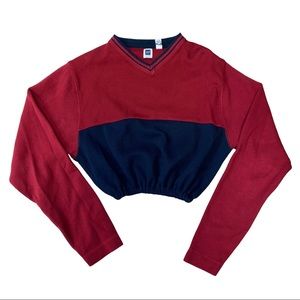 Gap cropped v-neck sweater